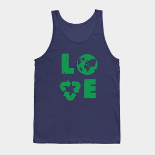 Earth Day Shirt Teacher Environment Day Recycle Earth Day Tank Top